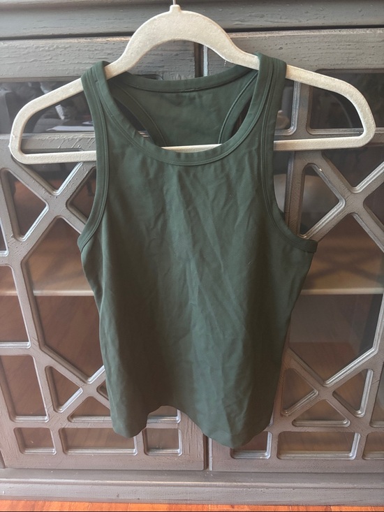 lululemon athletica Tops - lululemon athletica Olive Green Scoop Neck Tank